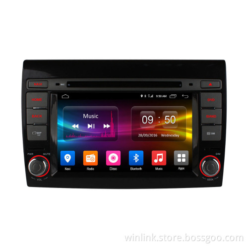 Ownice 4 Core Android 6.0 car video player For Fiat Bravo support TV OBD DAB GPS NAVI RADIO Built 4G LTE